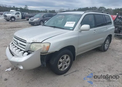 2005 Toyota Highlander V6 z USA, uszkodzony, nr VIN JTEGP21A150074429